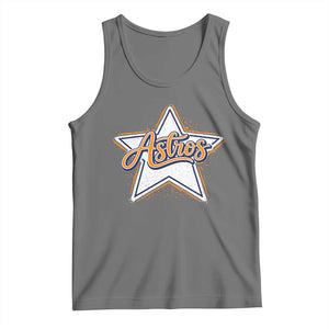 Vintage Astro Script Name Sports Style Tank Top Retro Baseball Fans TS10 Black Heather Print Your Wear