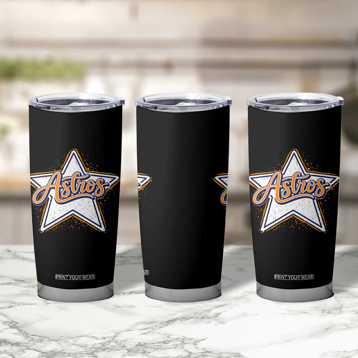 Vintage Astro Script Name Sports Style Tumbler Cup Retro Baseball Fans TS10 Print Your Wear