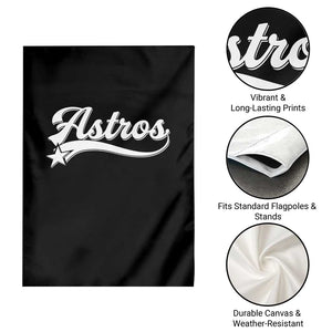 Vintage Astro Script Name Garden Flag Texas Vintage Sports Jersey Style 80s 90s TS10 Print Your Wear