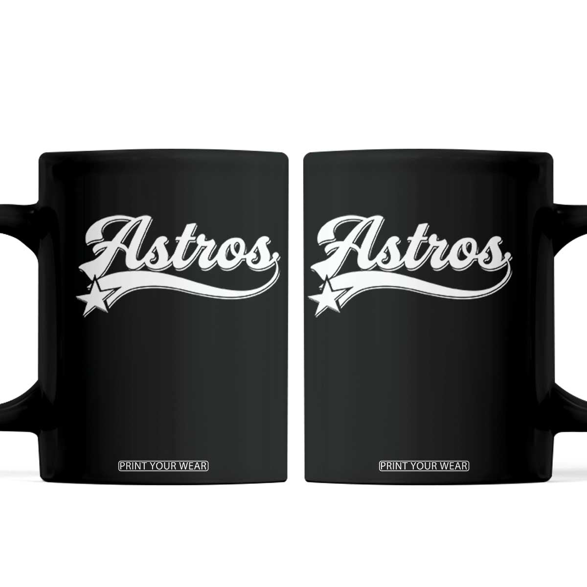 Vintage Astro Script Name Coffee Mug Texas Vintage Sports Jersey Style 80s 90s TS10 Black Print Your Wear