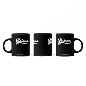 Vintage Astro Script Name Coffee Mug Texas Vintage Sports Jersey Style 80s 90s TS10 Print Your Wear