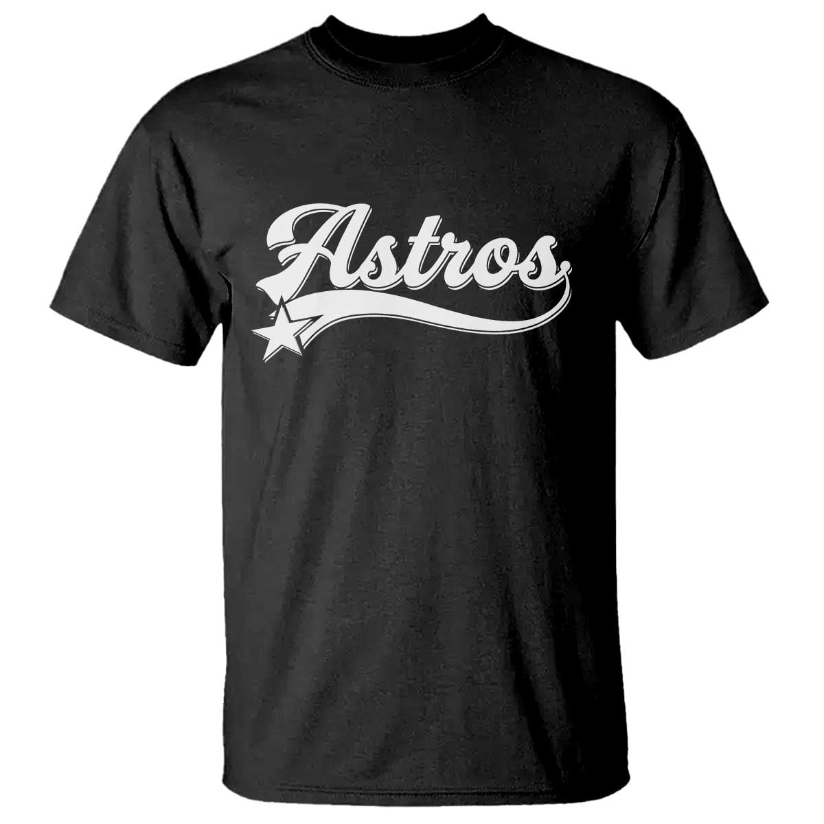 Vintage Astro Script Name T Shirt Texas Vintage Sports Jersey Style 80s 90s TS10 Black Print Your Wear