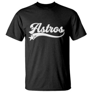 Vintage Astro Script Name T Shirt Texas Vintage Sports Jersey Style 80s 90s TS10 Black Print Your Wear