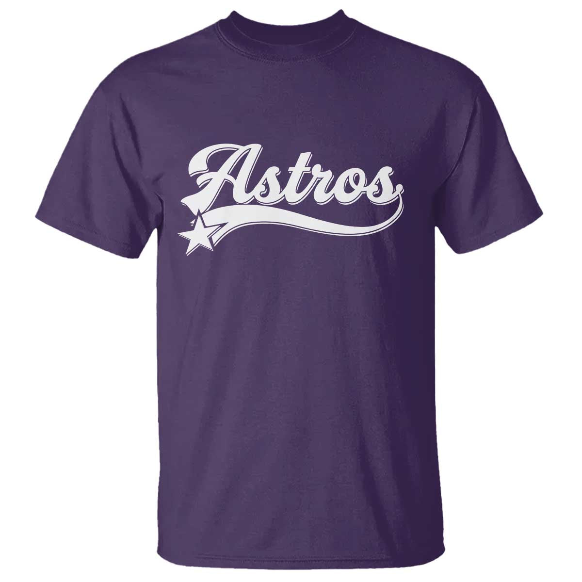 Vintage Astro Script Name T Shirt Texas Vintage Sports Jersey Style 80s 90s TS10 Purple Print Your Wear