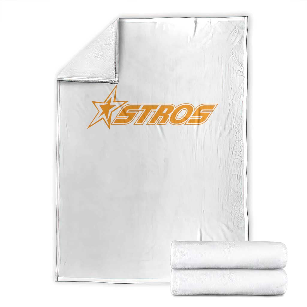Vintage Astro Last Name Sports Style Throw Blanket Baseball Fan Graphic 80s 90s TS10 White Print Your Wear