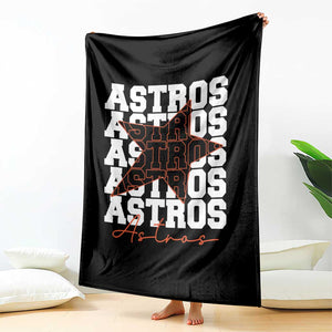 Vintage Astro Last Name Throw Blanket Baseball Fan Graphic TS10 Print Your Wear