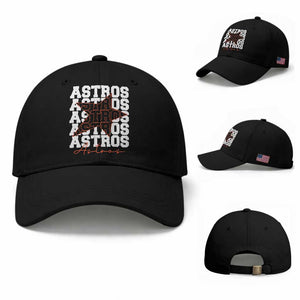 Vintage Astro Last Name Baseball Cap Baseball Fan Graphic TS10 Baseball Cap Universal Fit Black Print Your Wear
