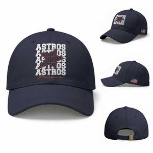 Vintage Astro Last Name Baseball Cap Baseball Fan Graphic TS10 Baseball Cap Universal Fit Navy Print Your Wear