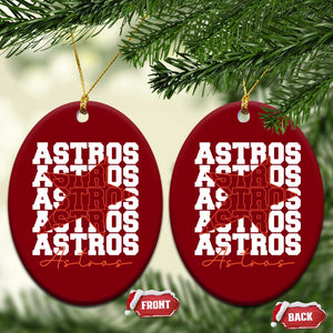 Vintage Astro Last Name Ceramic Ornament Baseball Fan Graphic TS10 Print Your Wear
