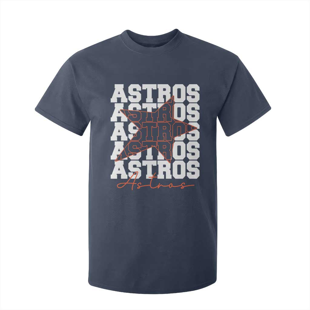 Vintage Astro Last Name T Shirt For Kid Baseball Fan Graphic TS10 Navy Print Your Wear