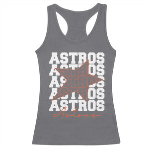 Vintage Astro Last Name Racerback Tank Top Baseball Fan Graphic TS10 Charcoal Print Your Wear