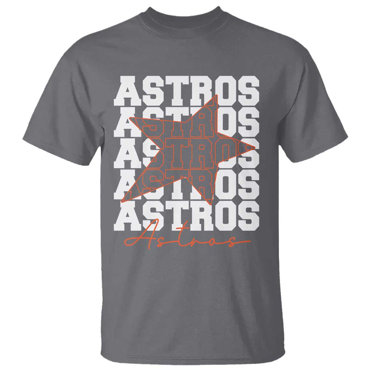 Vintage Astro Last Name T Shirt Baseball Fan Graphic TS10 Charcoal Print Your Wear