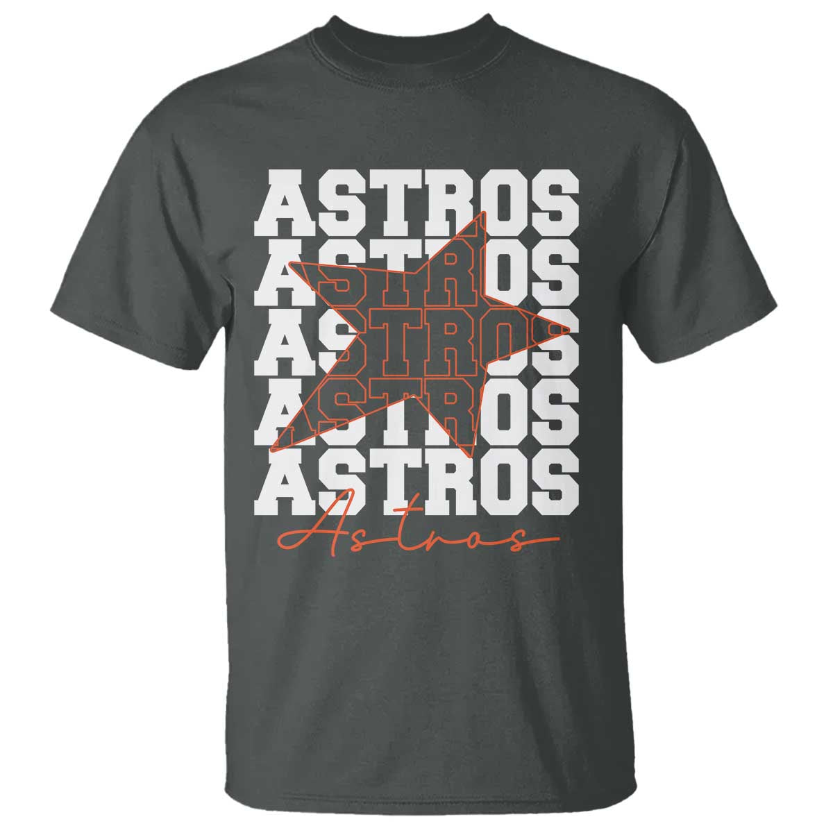 Vintage Astro Last Name T Shirt Baseball Fan Graphic TS10 Dark Heather Print Your Wear