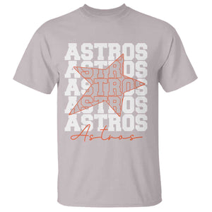 Vintage Astro Last Name T Shirt Baseball Fan Graphic TS10 Ice Gray Print Your Wear