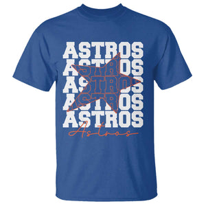 Vintage Astro Last Name T Shirt Baseball Fan Graphic TS10 Royal Blue Print Your Wear