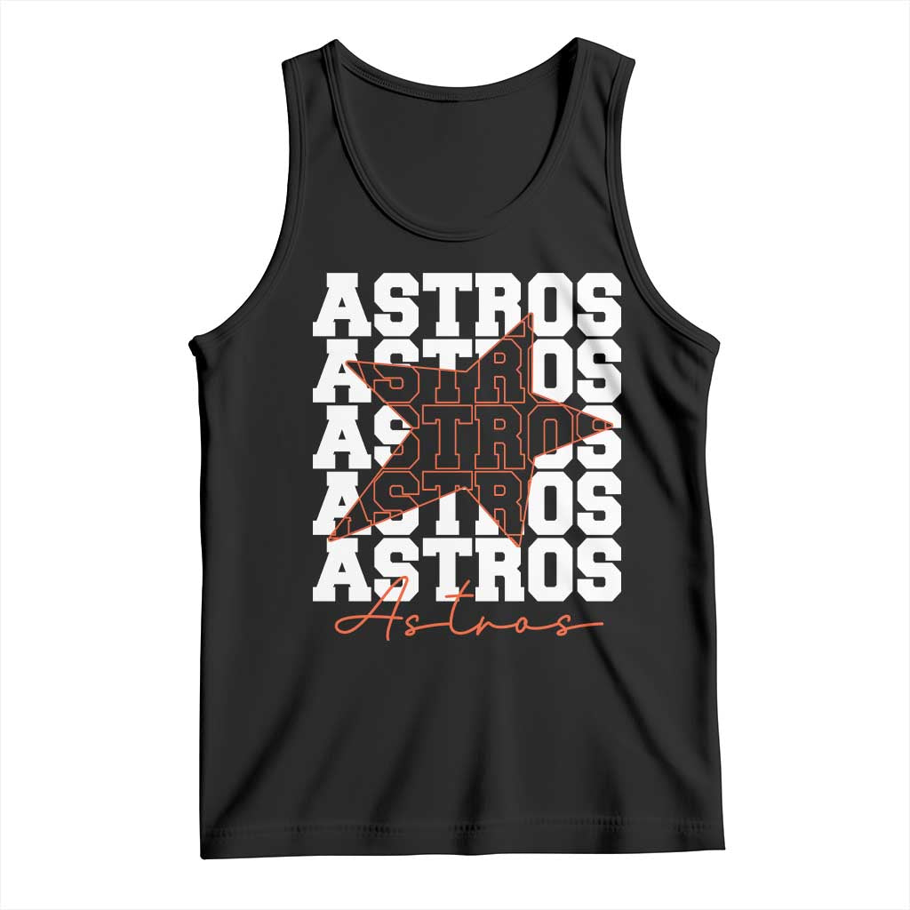 Vintage Astro Last Name Tank Top Baseball Fan Graphic TS10 Black Print Your Wear