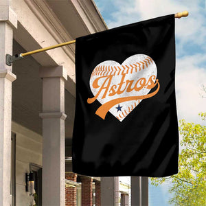 Retro Astro Script Name Garden Flag Baseball Heart Vintage Sports Fans TS10 Print Your Wear