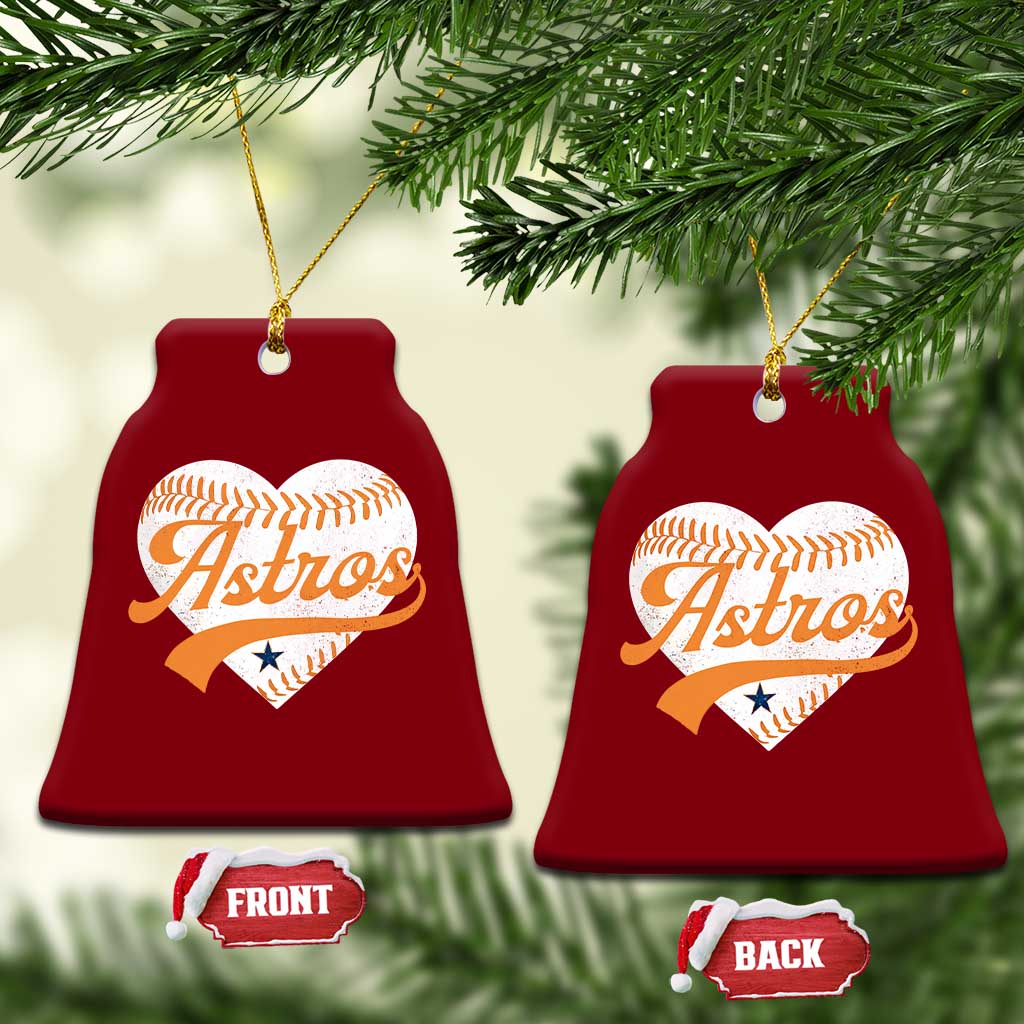 Retro Astro Script Name Ceramic Ornament Baseball Heart Vintage Sports Fans TS10 Print Your Wear