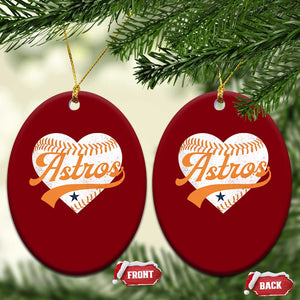 Retro Astro Script Name Ceramic Ornament Baseball Heart Vintage Sports Fans TS10 Print Your Wear
