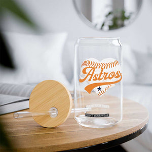 Retro Astro Script Name Glass Can Baseball Heart Vintage Sports Fans TS10 Print Your Wear
