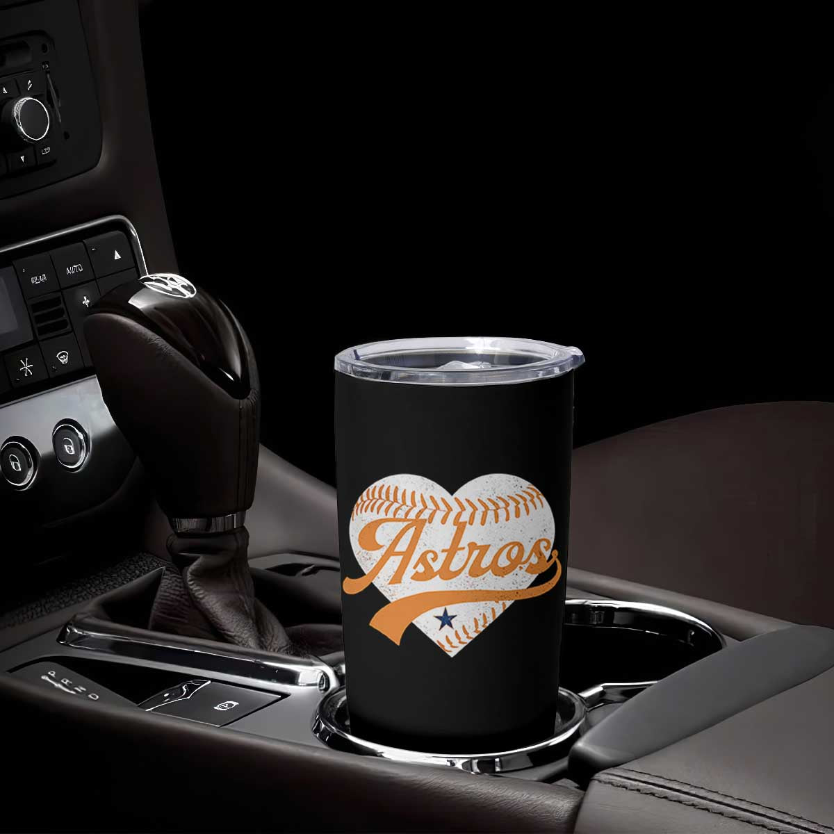 Retro Astro Script Name Tumbler Cup Baseball Heart Vintage Sports Fans TS10 Print Your Wear