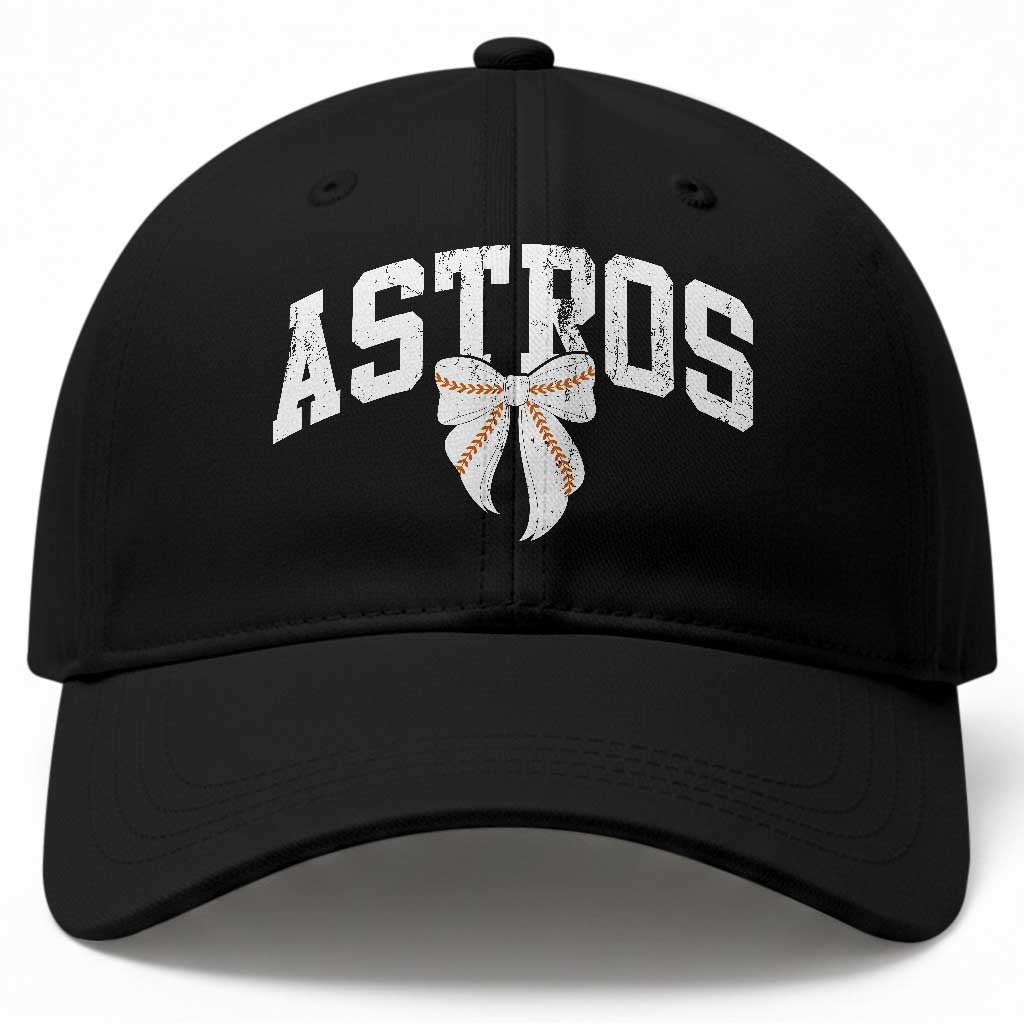 Retro Astro Varsity Name Baseball Cap Baseball Coquette Bow TS10 Print Your Wear