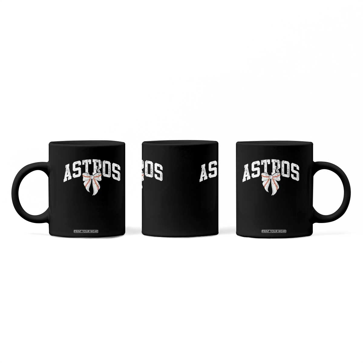 Retro Astro Varsity Name Coffee Mug Baseball Coquette Bow TS10 Print Your Wear