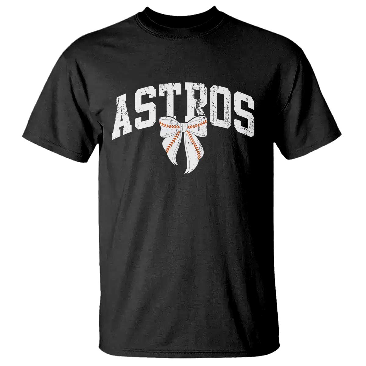 Retro Astro Varsity Name T Shirt Baseball Coquette Bow TS10 Black Print Your Wear