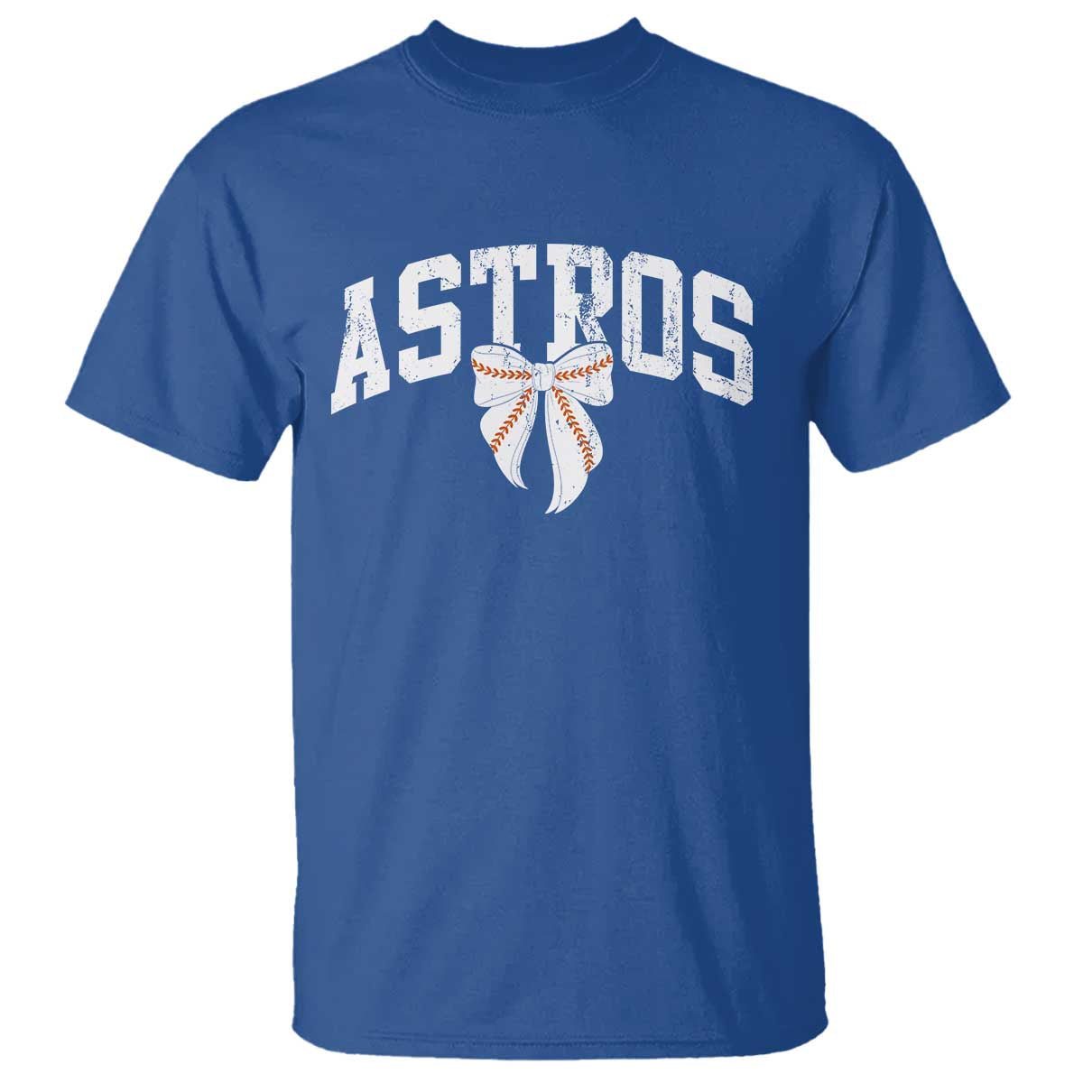 Retro Astro Varsity Name T Shirt Baseball Coquette Bow TS10 Royal Blue Print Your Wear