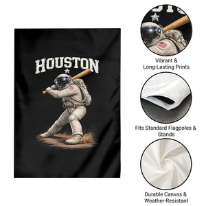 Houston Astronaut Baseball Player Garden Flag Clutch City TS10 Print Your Wear