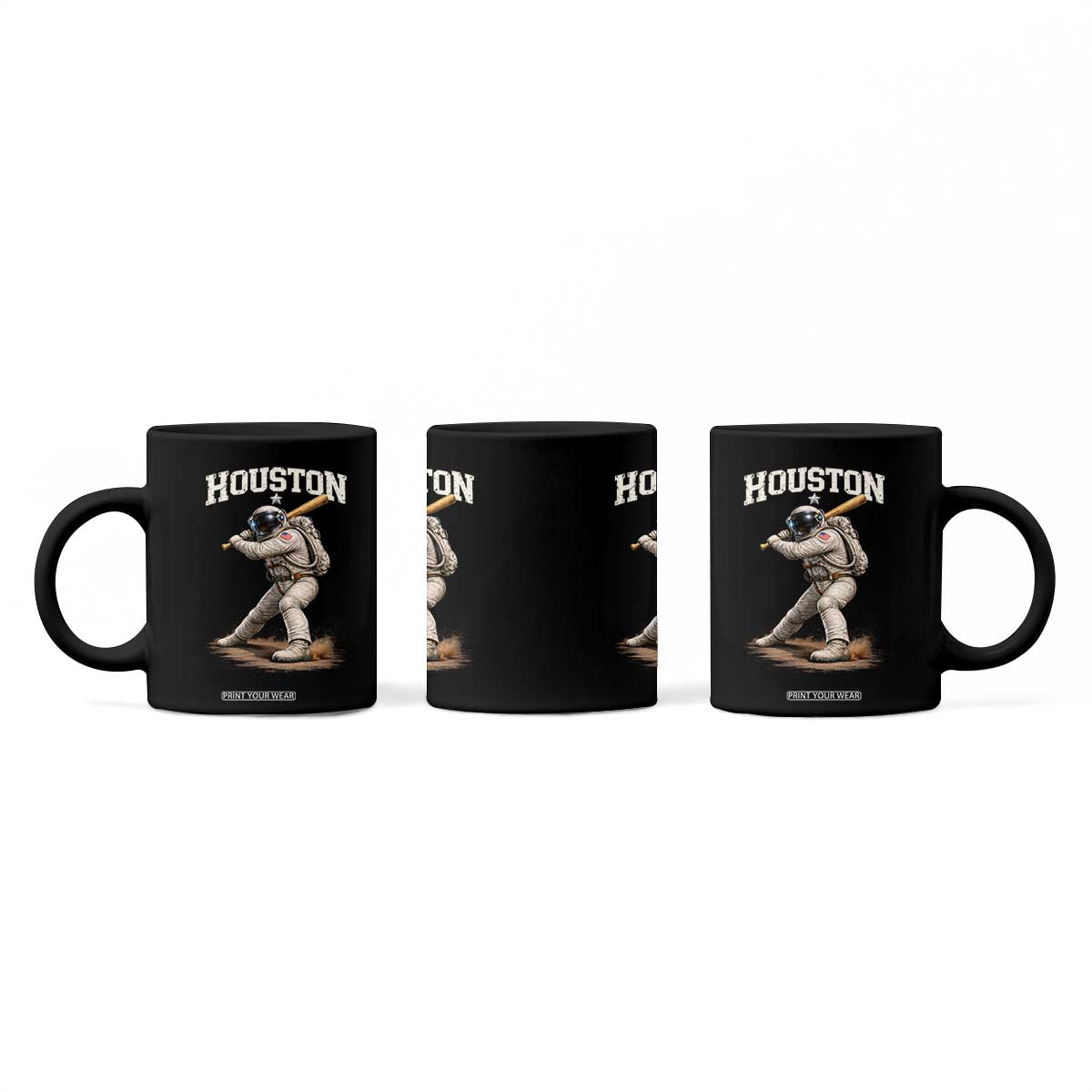 Houston Astronaut Baseball Player Coffee Mug Clutch City TS10 Print Your Wear