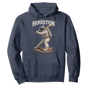 Houston Astronaut Baseball Player Hoodie Clutch City TS10 Navy Print Your Wear