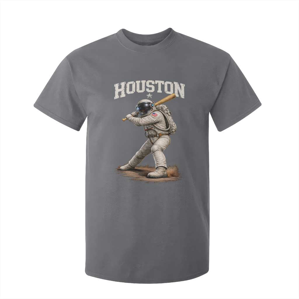 Houston Astronaut Baseball Player T Shirt For Kid Clutch City TS10 Charcoal Print Your Wear