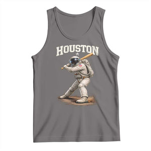 Houston Astronaut Baseball Player Tank Top Clutch City TS10 Deep Heather Print Your Wear
