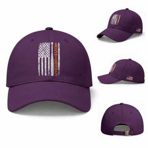 Vintage Astro Baseball Cap Last Name Baseball American Flag Retro Style 70s 80s 90s TS10 Baseball Cap Universal Fit Purple Print Your Wear