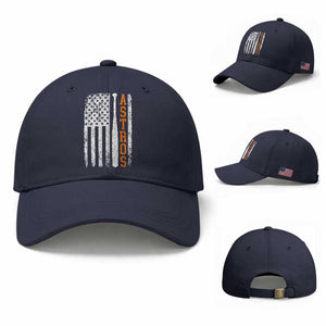 Vintage Astro Baseball Cap Last Name Baseball American Flag Retro Style 70s 80s 90s TS10 Baseball Cap Universal Fit Navy Print Your Wear