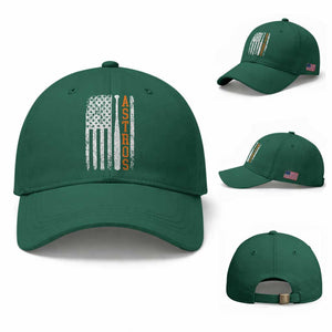 Vintage Astro Baseball Cap Last Name Baseball American Flag Retro Style 70s 80s 90s TS10 Baseball Cap Universal Fit Irish Green Print Your Wear