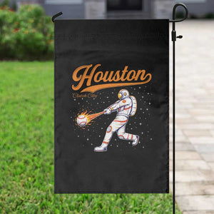 Houston Clutch City Garden Flag Astronaut Baseball Player In Space TS10 Print Your Wear