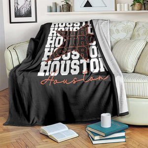 Houston Sport Baseball Fans Throw Blanket US State Vintage Graphic TS10 Print Your Wear