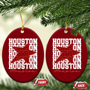 Houston Sport Baseball Fans Ceramic Ornament US State Vintage Graphic TS10 Print Your Wear