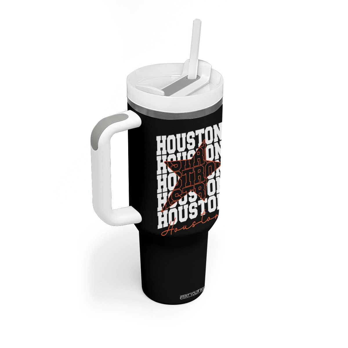Houston Sport Baseball Fans Tumbler With Handle US State Vintage Graphic TS10 Print Your Wear