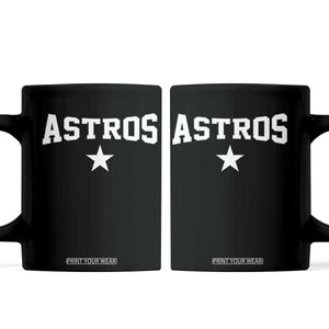 Vintage Astro Varsity Name Coffee Mug Retro Throwback Athletic Sports Style 80s 90s TS10 Black Print Your Wear
