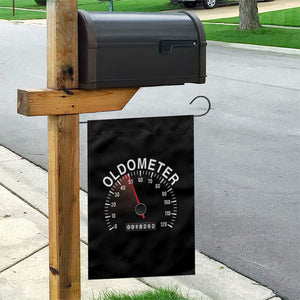 Funny 50th Birthday Garden Flag Oldometer Odometer 50 Year Old Joke TS10 Print Your Wear