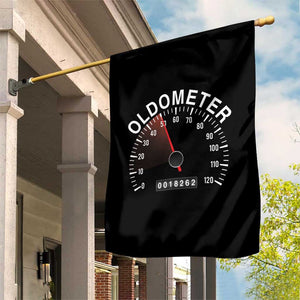 Funny 50th Birthday Garden Flag Oldometer Odometer 50 Year Old Joke TS10 Print Your Wear