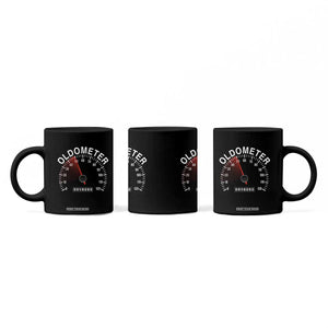 Funny 50th Birthday Coffee Mug Oldometer Odometer 50 Year Old Joke TS10 Print Your Wear