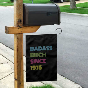 Funny 50th Birthday Garden Flag Retro Vintage Badass Bih Since 1976 TS10 Print Your Wear