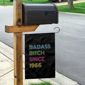 Funny 60th Birthday Garden Flag Retro Vintage Badass Bih Since 1966 TS10 Print Your Wear