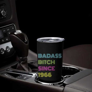 Funny 60th Birthday Tumbler Cup Retro Vintage Badass Bih Since 1966 TS10 Print Your Wear