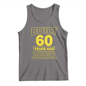 Funny 60th Birthday Tank Top Galaxy Built 60 Years Ago Parts Original TS10 Deep Heather Print Your Wear