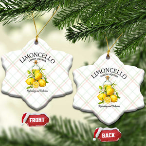 Vintage Limoncello Lemon Liqueur Ceramic Ornament Italian Summer Letter Fruit Printed Graphic TS10 Print Your Wear
